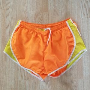 Neon Orange and Yellow Soffe Shorts